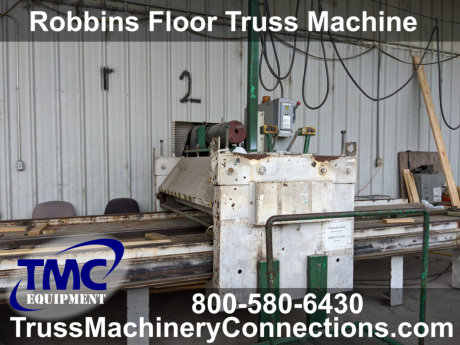 Robbins Floor Truss Machine for sale!