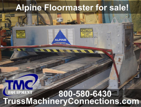 Alpine Floormaster Floor Truss Machine F92461