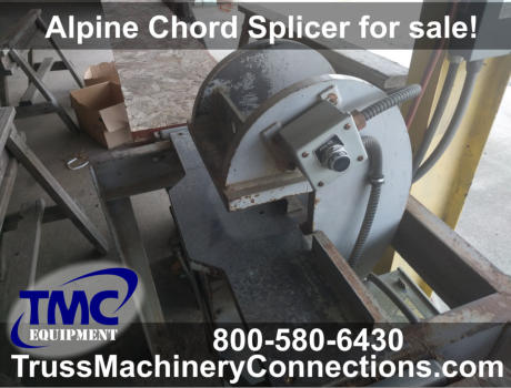 Used Alpine Chord Splicer for sale! Item F92662