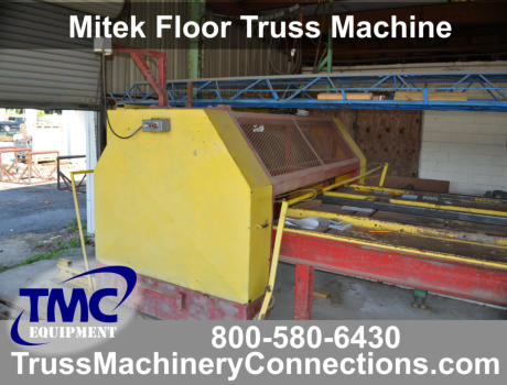 Mitek Floor Truss Machine for sale! F92481
