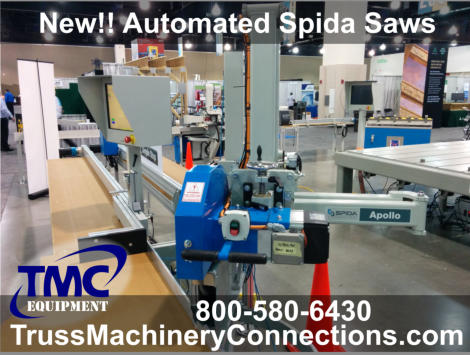 New Automated Spida Radial Saws for Sale!