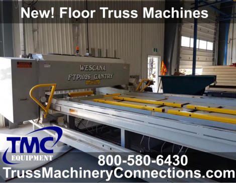  Floor Truss Machinery for sale!
